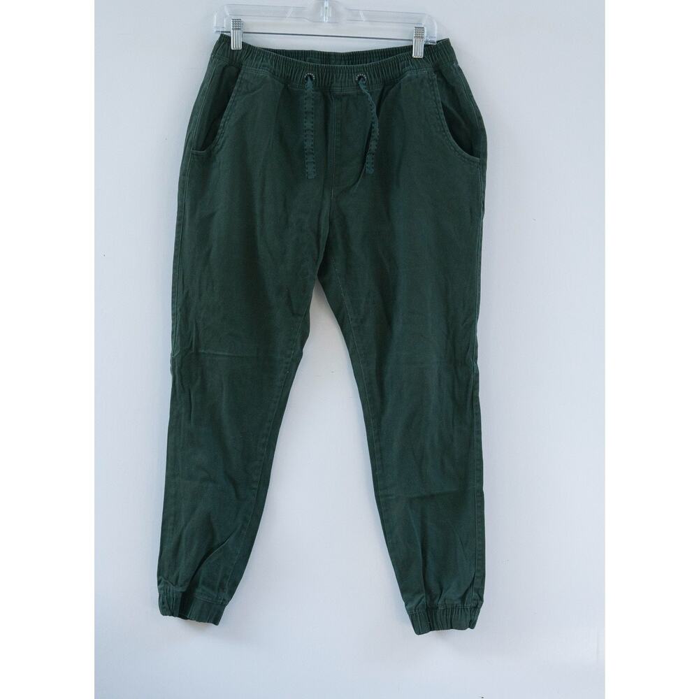 Members Only Green Casual Pull On Jogger Elastic Band Size Medium